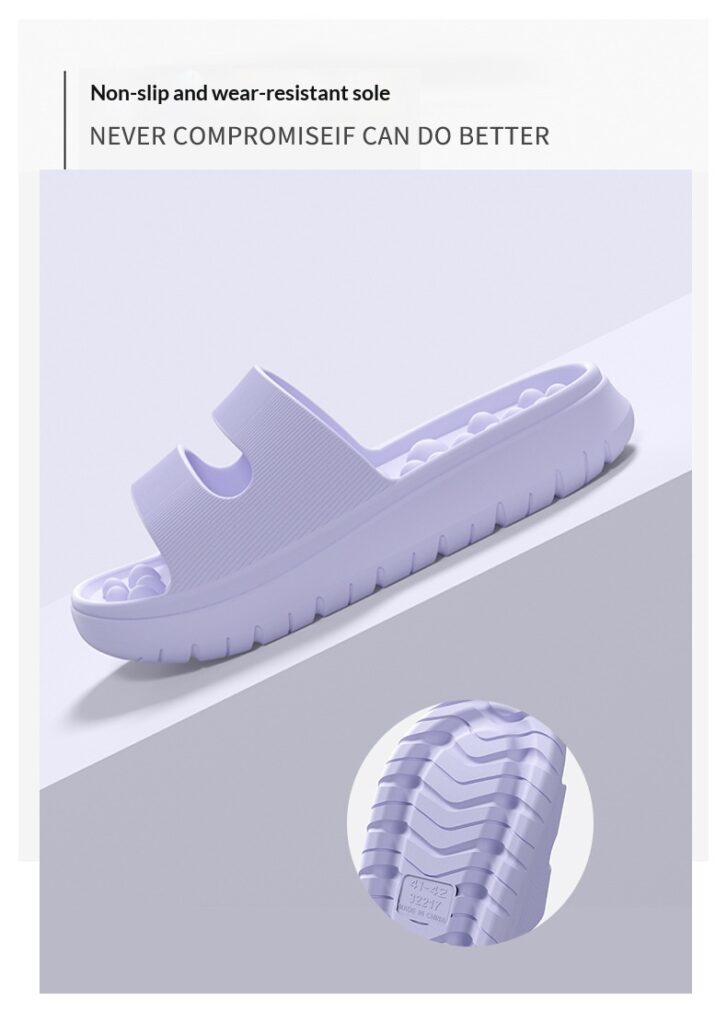 Women's Thick-Soled, Cushy Massage Slippers