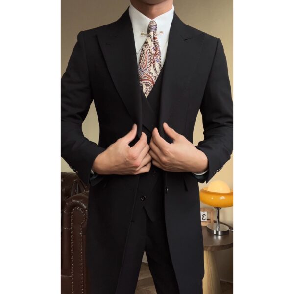 Black Milano Suit - Over Jacket - Image 2