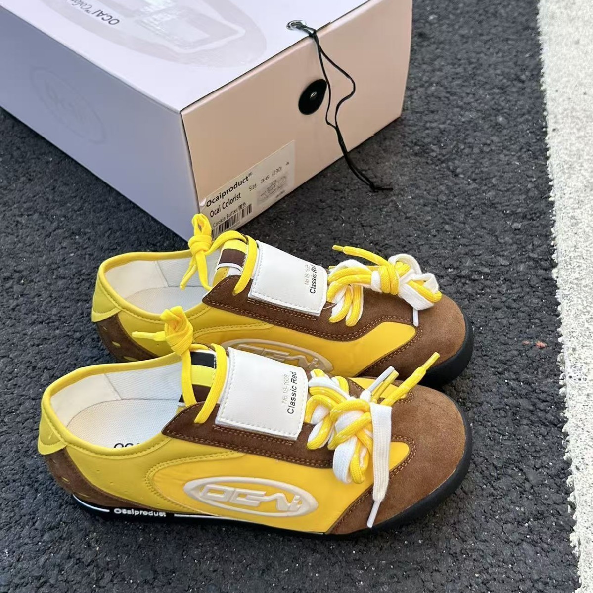 High-end Contrast-color Design Casual Flat Shoes For Commuting - Image 3