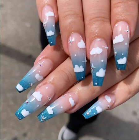 Wearing Nails Finished Soft Nails False Nails - Image 3