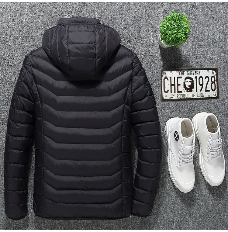 Smart heating cotton jacket USB electric heating jacket - Image 4