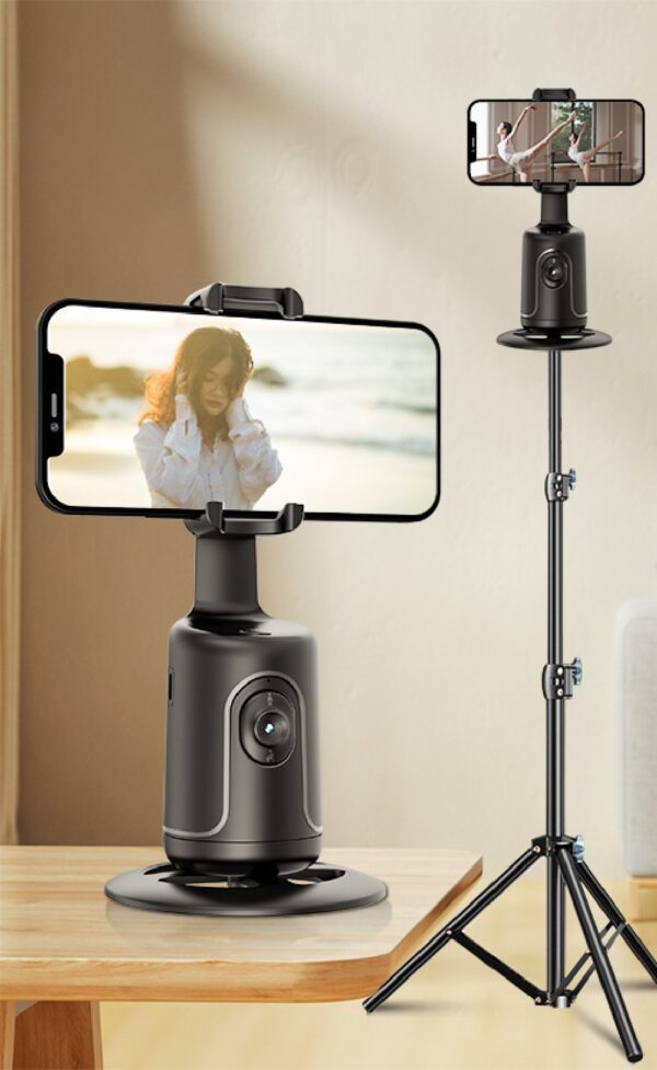 360 Auto Face Tracking Gimbal AI Smart Gimbal Face Tracking Auto Phone Holder For Smartphone Video Vlog Live Stabilizer Tripod - Image 15