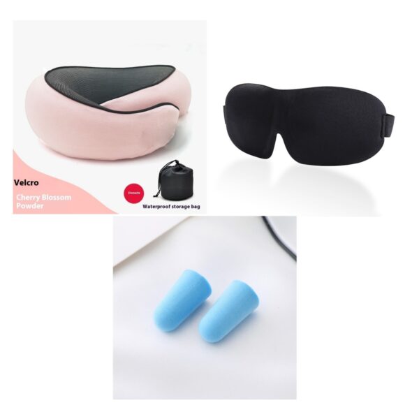 Travel Neck Pillow Non-Deformed Airplane Pillow Travel Neck Cushion Durable U-Shaped Travel Memory Cotton Nap Neck Pillow - Image 49