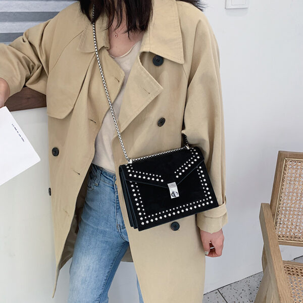 Leather Scrub Small Shoulder Messenger Bags For Women - Image 14