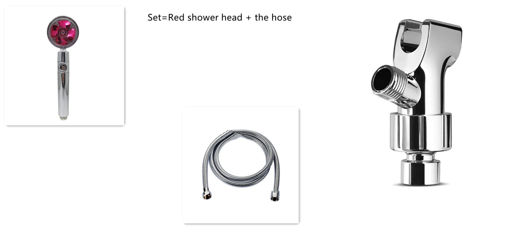Shower Head Water Saving Flow 360 Degrees Rotating With Small Fan ABS Rain High Pressure Spray Nozzle Bathroom Accessories - Image 100