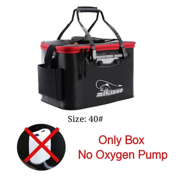EVA Portable Fishing Bag Folding Thicken Live Fishing Box Tank Bucket Camping Fishing Tackle Fishbox Storage Bag - Image 23