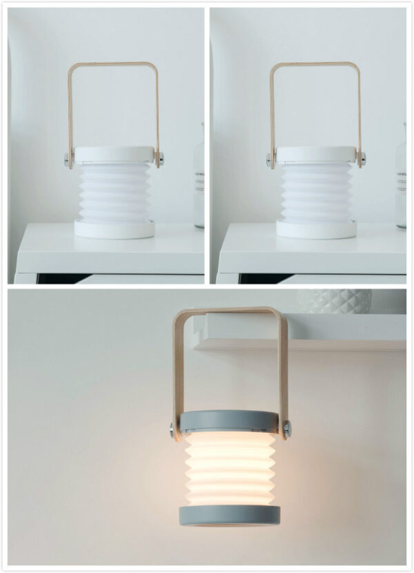 Foldable Touch Dimmable Reading LED Night Light Portable Lantern Lamp USB Rechargeable For Home Decor - Image 26