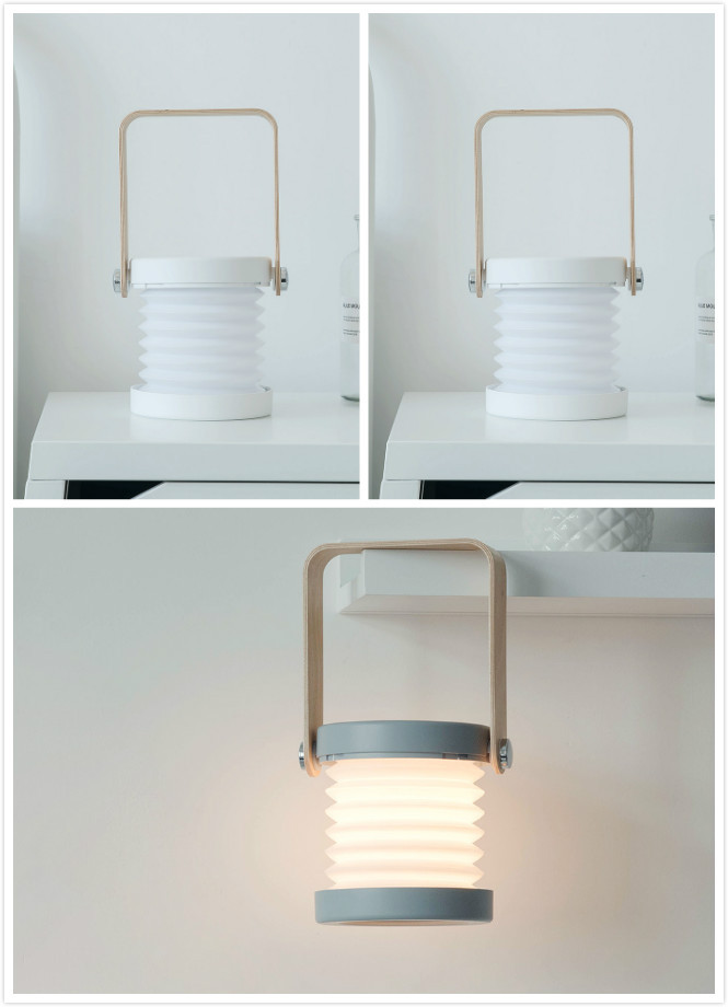 Foldable Touch Dimmable Reading LED Night Light Portable Lantern Lamp USB Rechargeable For Home Decor - Image 26
