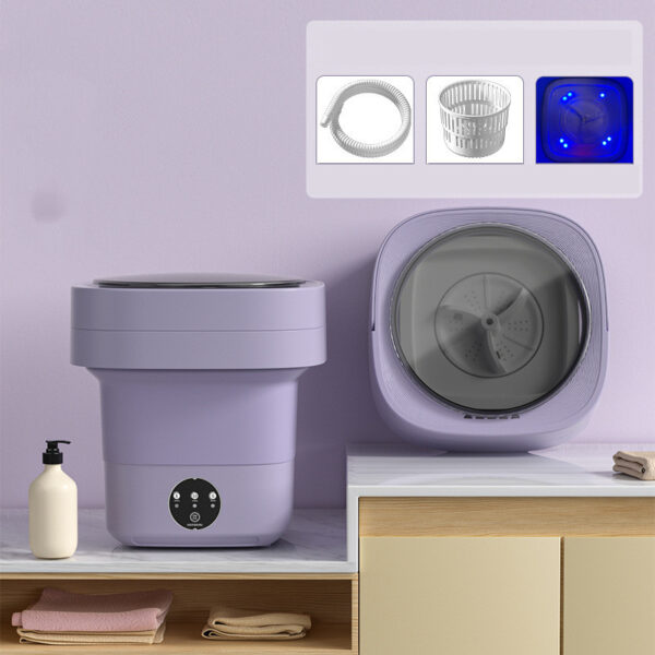 Mini Foldable Washing Machine Portable Mini Socks Underwear Panties Washing Machine Big Capacity 3 Models With Spinning Dry Gadgets - Image 43