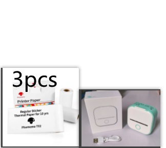 Portable Mini Thermal Label Printer Home Photo Printer Student Wrong Question Printer Bluetooth-compatible Mini Label Printer Price Tag - Image 26