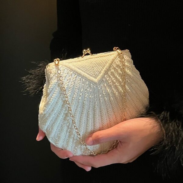 Shell-shaped Crossbody Shoulder Tote Bag For Women - Image 7