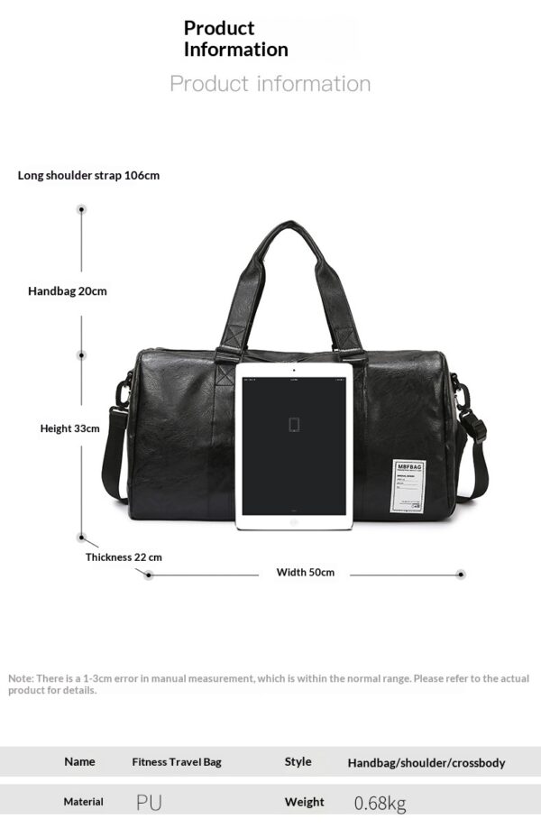 Men's Large-Capacity Fashionable Sports Fitness Bag - Image 14
