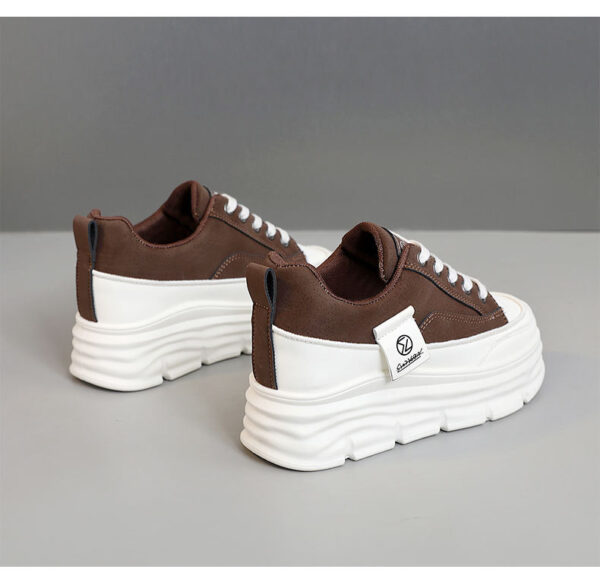 Women's Hidden-Heel Thick-Soled Durable All-Match Breathable Sneakers - Image 11