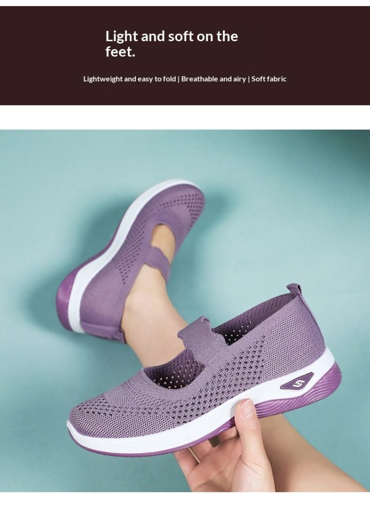 Mid-age And Elderly Mothers Lightweight Walking Shoes