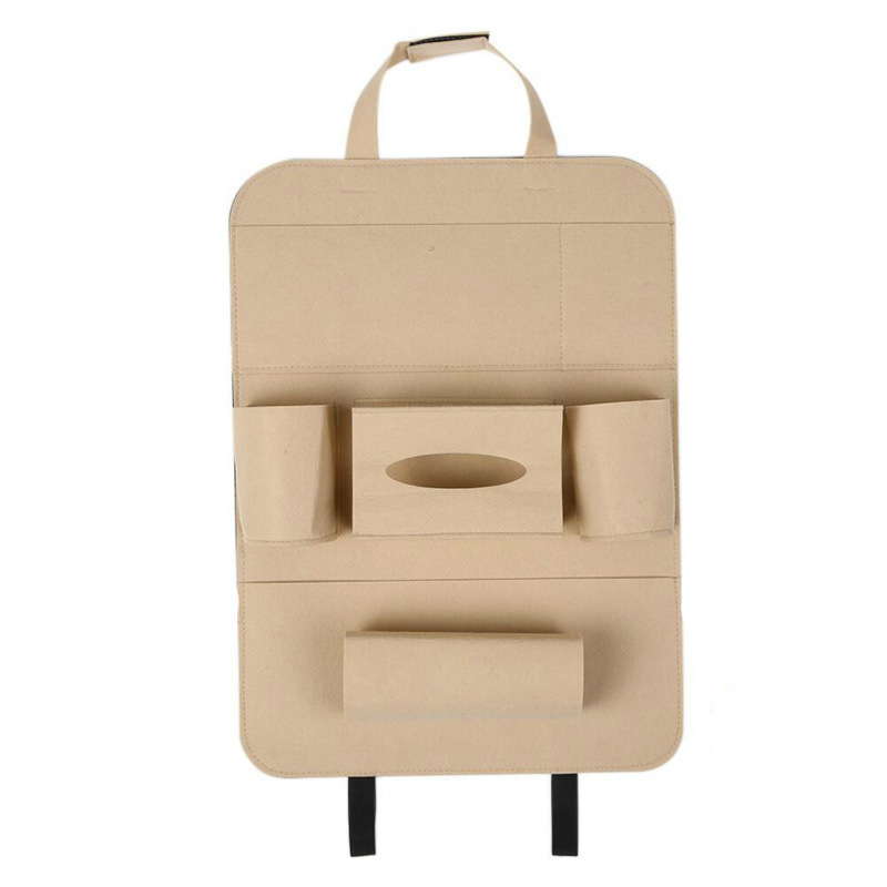 Auto Car Backseat Organizer Car-Styling Holder Multi-Pocket Seat Wool Felt Storage Multifunction Vehicle Accessories Bag - Image 11