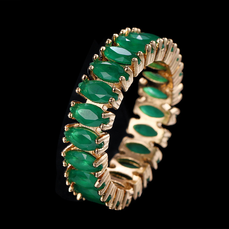 European And American-style Colorful Womens Ring - Image 9