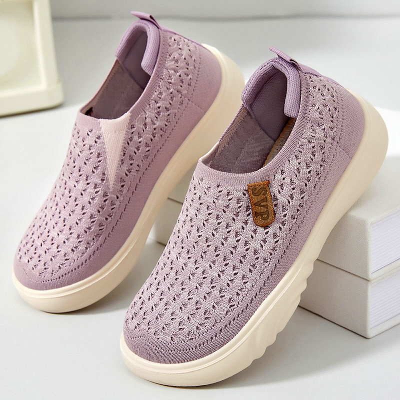Versatile Spring Flyknit Breathable No-odor Casual Shoes - Image 5
