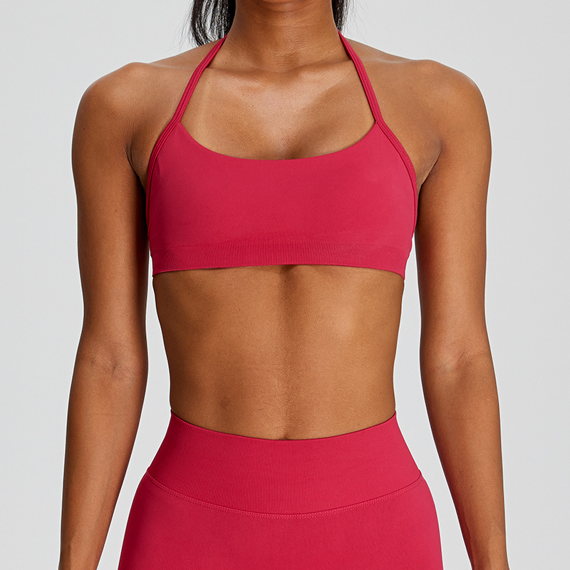 Seamless Thin-Strap Sports Bra For Women Outdoor - Image 6