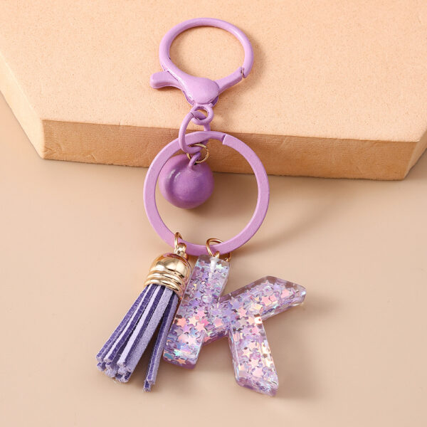 Fashionable Design Bell Tassel Keychain - Image 15