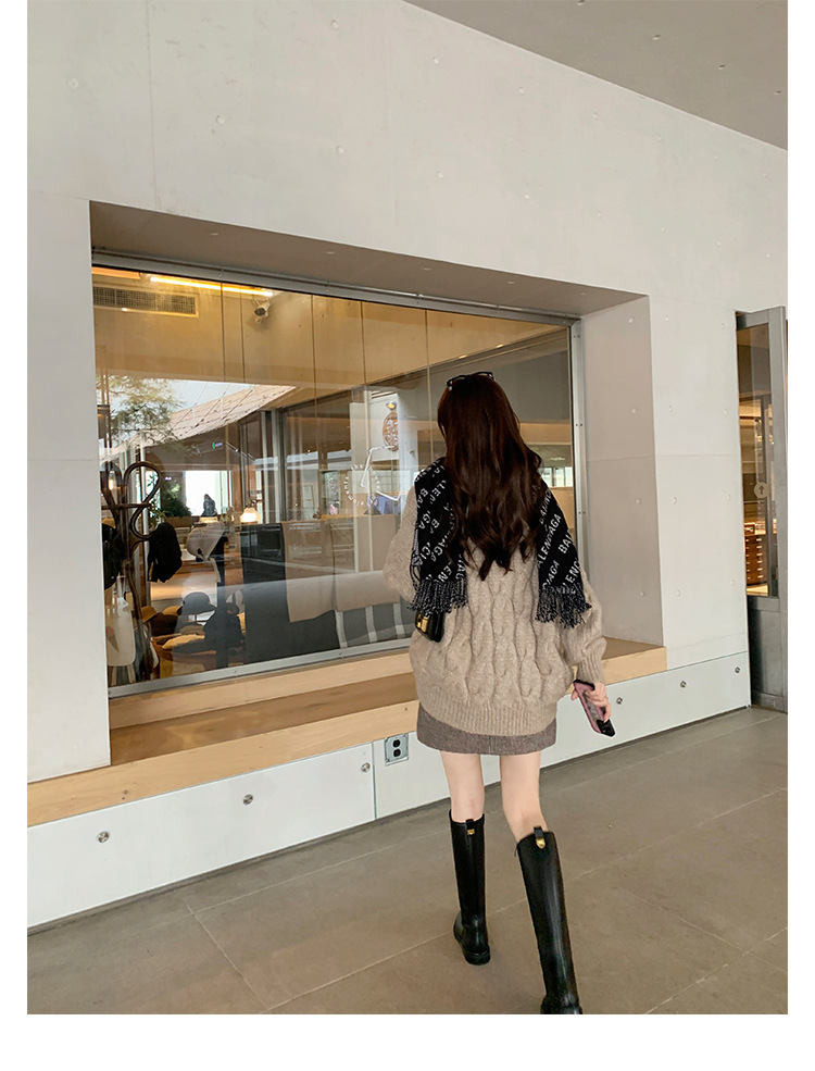 Knee-high Fleece-lined Round-toe Low-heeled With Side Zippers Womens High-rise Riding Boots