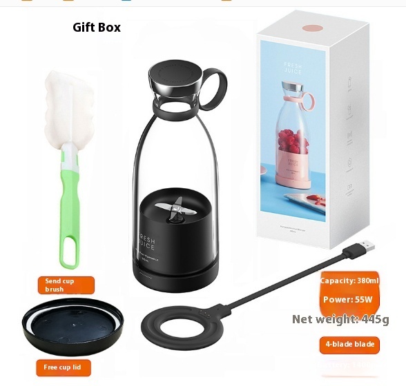 350ML Electric Juicer Blender Mixer USB Rechargeable Machine Household Portable Blender Maker Cup Kitchen Tool Kit - Image 16