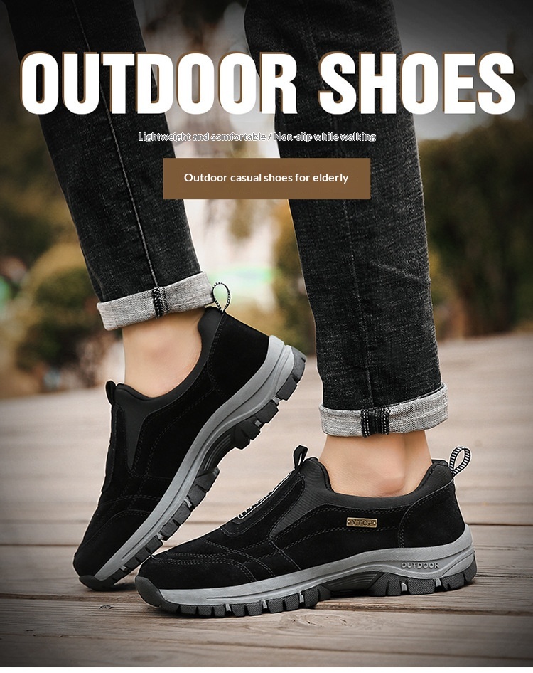 Men's Casual Walking Shoes For Middle-aged And Elderly