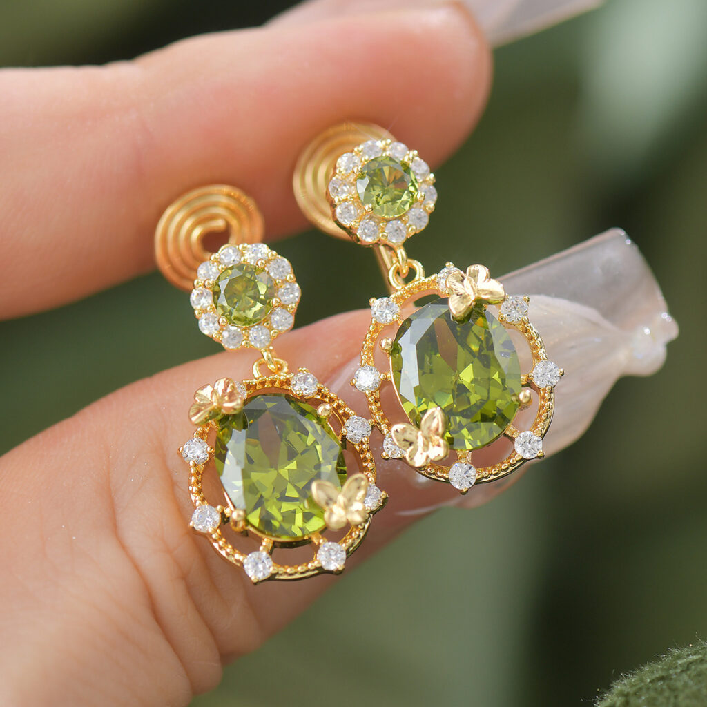 Light Luxury Earrings Open Ring Bracelet Necklace