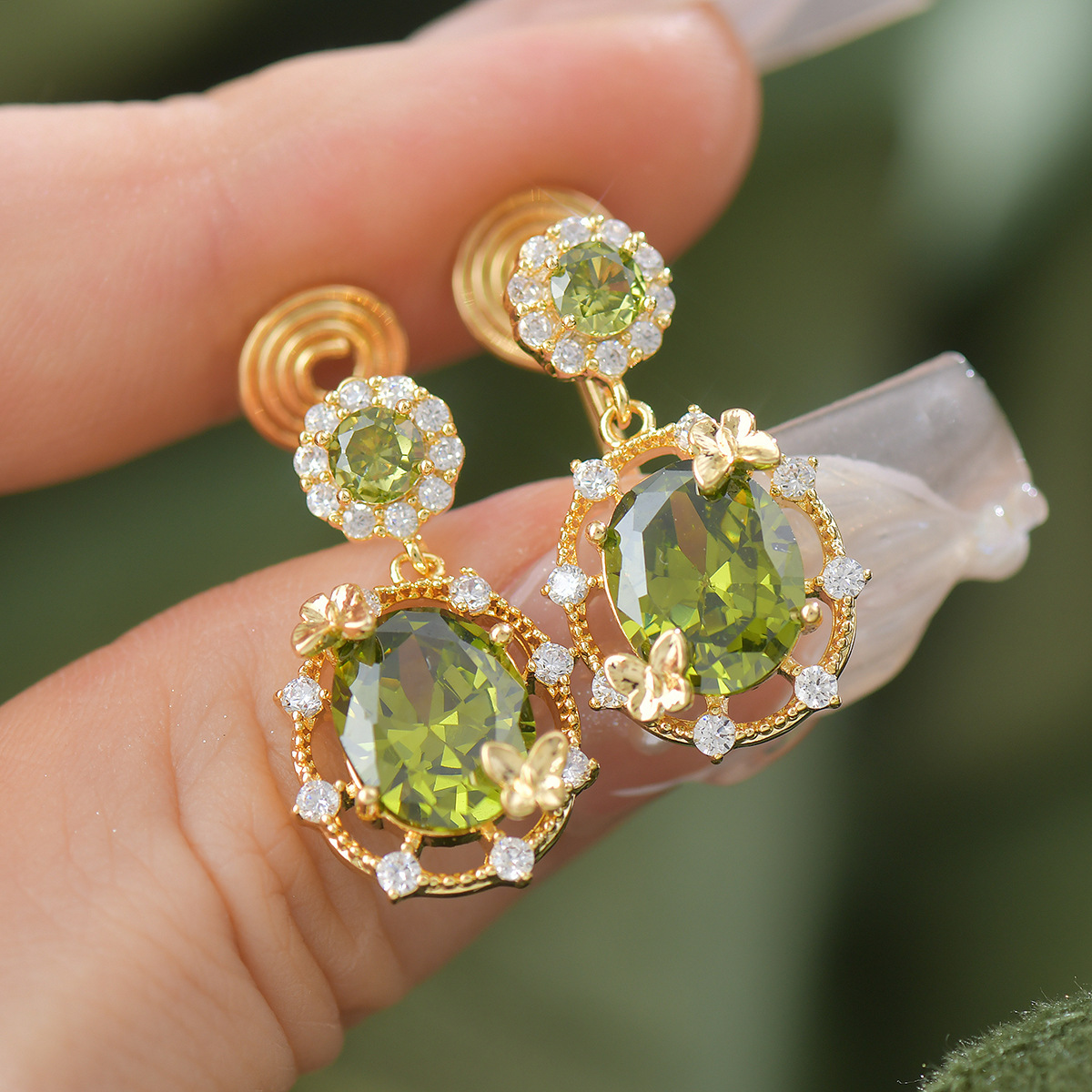 Light Luxury Earrings Open Ring Bracelet Necklace - Image 3