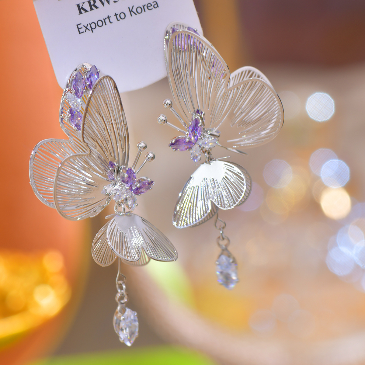 Half Butterfly Dynamic Exquisite Sweet Earrings - Image 6