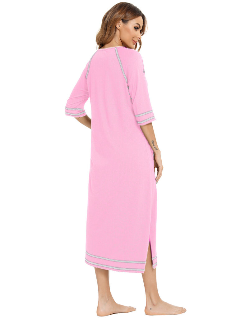 Comfortable Cardigan Womens Base-Layer Pajamas For Autumn And Winter