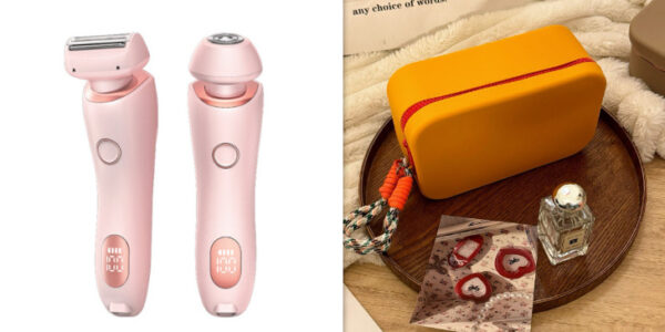 2 In 1 Hair Removal Epilator USB Rechargeable Trimmer Women Body Razor Face Leg Armpit Bikini Hand Pubic Shaver Hair Remover - Image 31