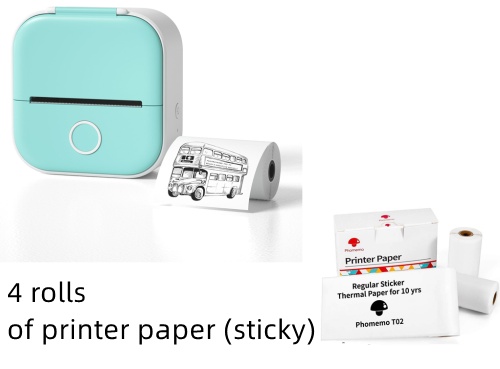Portable Mini Thermal Label Printer Home Photo Printer Student Wrong Question Printer Bluetooth-compatible Mini Label Printer Price Tag - Image 16