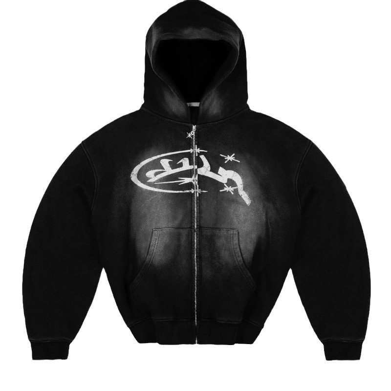 New Hooded Letter-print Top - Image 2