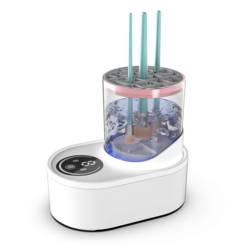 Electric Makeup Brush Cleaner Rechargeable Makeup Brushes Cleaning Tool Automatic Makeup Brush Cleaning Stand Device - Image 21