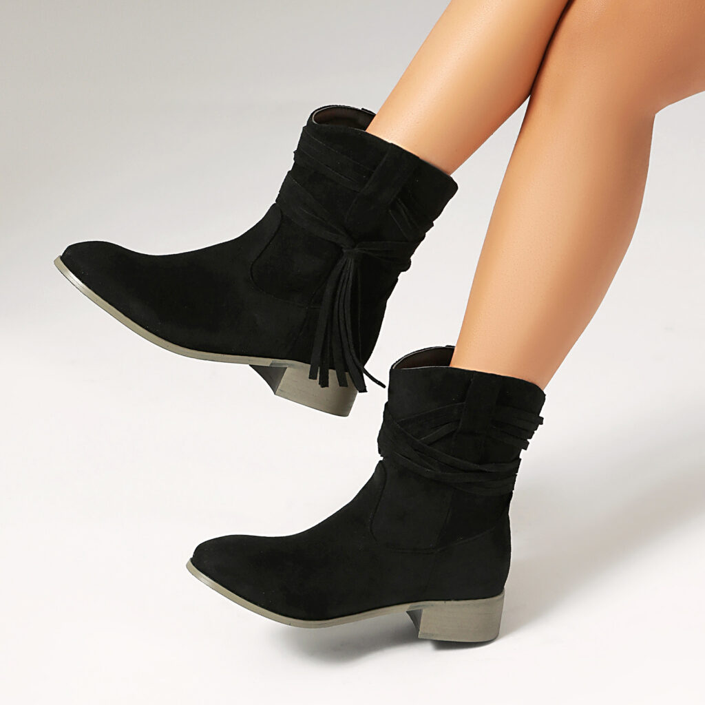 Tassel Women's Casual Ankle Boots