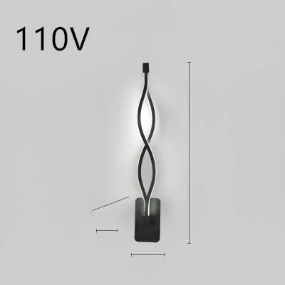 led wall lamp nordic minimalist bedroom bedside lamp - Image 41