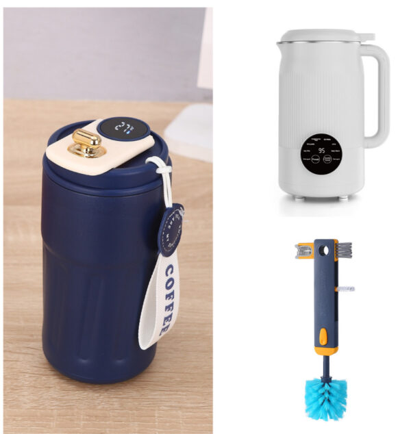 Smart Digital Thermal Bottle Portable Coffee Mug Stainless Steel Water Bottle In-Car Insulated Cup Keep Cold Vacuum Flasks 450ml - Image 32