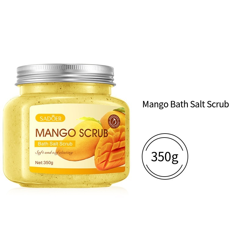 Fruit Bath Salt Scrub Cream Exfoliating Body Care - Image 9