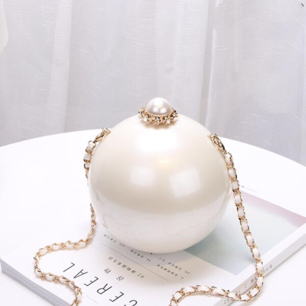 Luxury Women Round Ball Evening Bag - Image 4