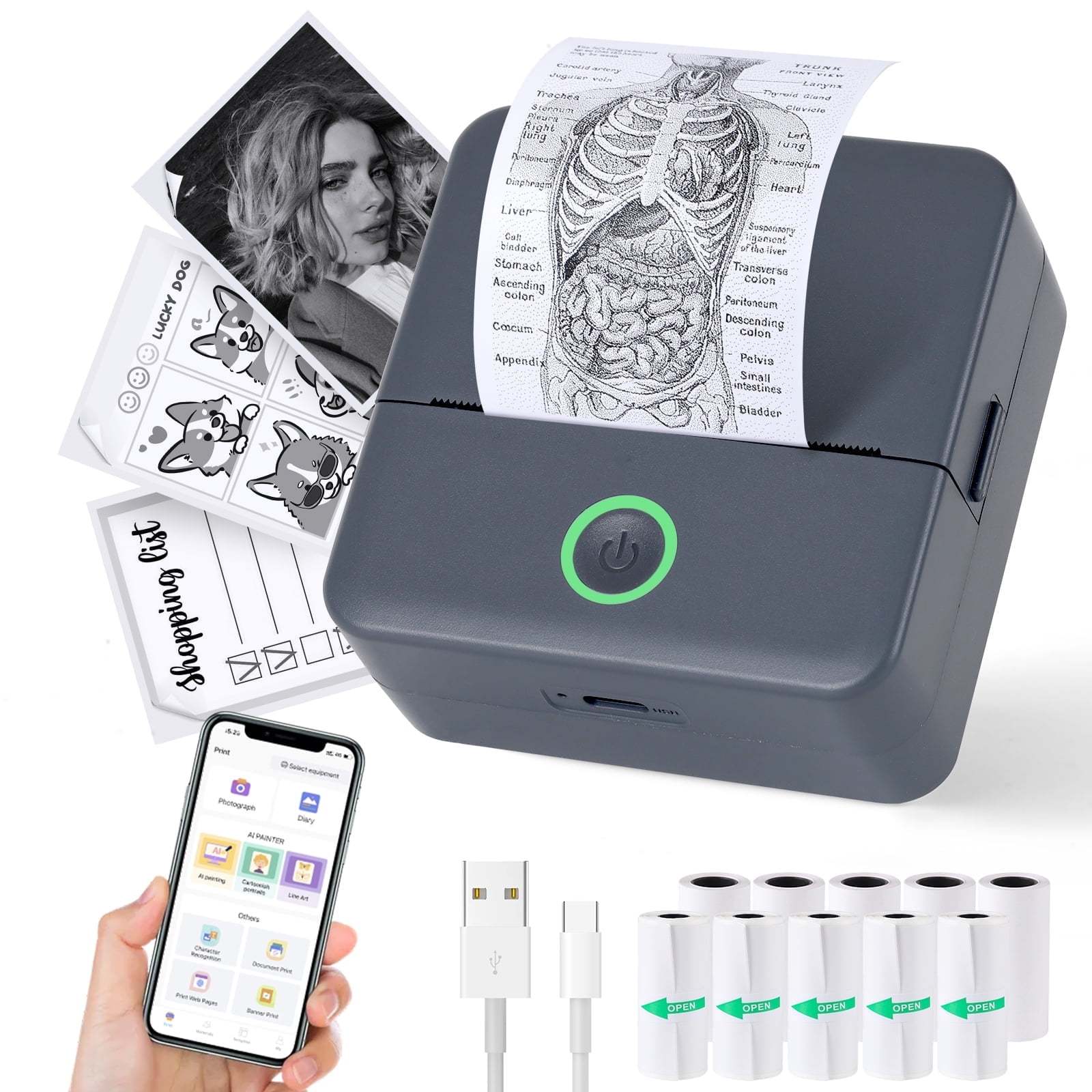 Portable Thermal Printer For Wrong Questions - Image 24