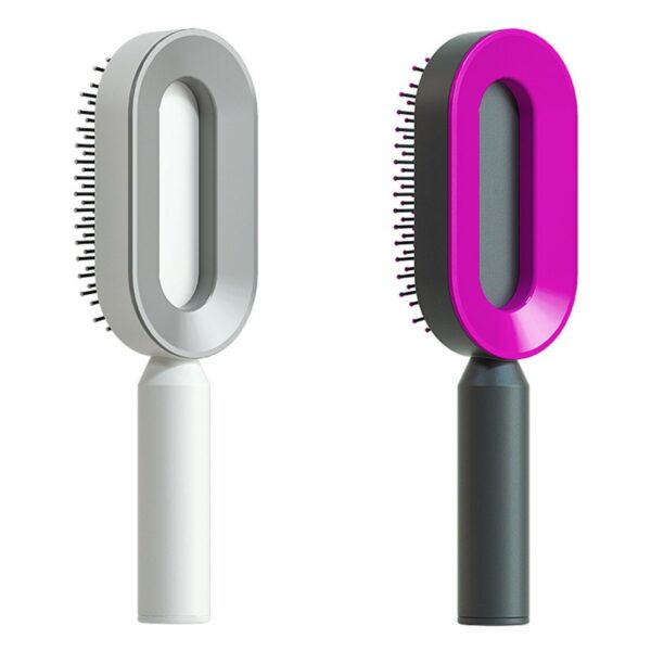 Self Cleaning Hair Brush For Women One-key Cleaning Hair Loss Airbag Massage Scalp Comb Anti-Static Hairbrush - Image 57