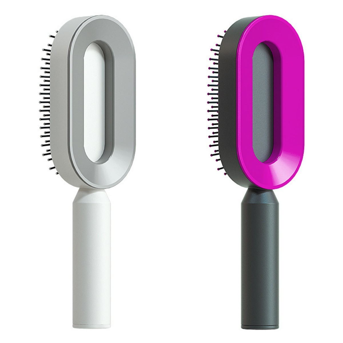 Self Cleaning Hair Brush For Women One-key Cleaning Hair Loss Airbag Massage Scalp Comb Anti-Static Hairbrush - Image 57