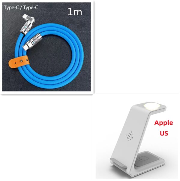 3 In 1 Fast Charging Station Wireless Charger Stand Wireless Quick Charge Dock For Phone Holder - Image 77