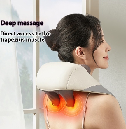 Free Hands Rubbing Clip Massage Shoulder And Neck Waist Back Electric Massager - Image 3
