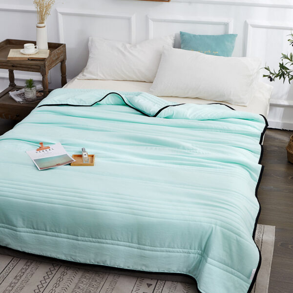 Cooling Blankets Pure Color Summer Quilt Plain Summer Cool Quilt Compressible Air-conditioning Quilt Quilt Blanket - Image 27