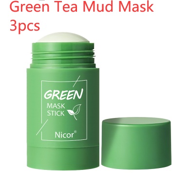 Cleansing Green Tea Mask Clay Stick Oil Control Anti-Acne Whitening Seaweed Mask Skin Care - Image 24
