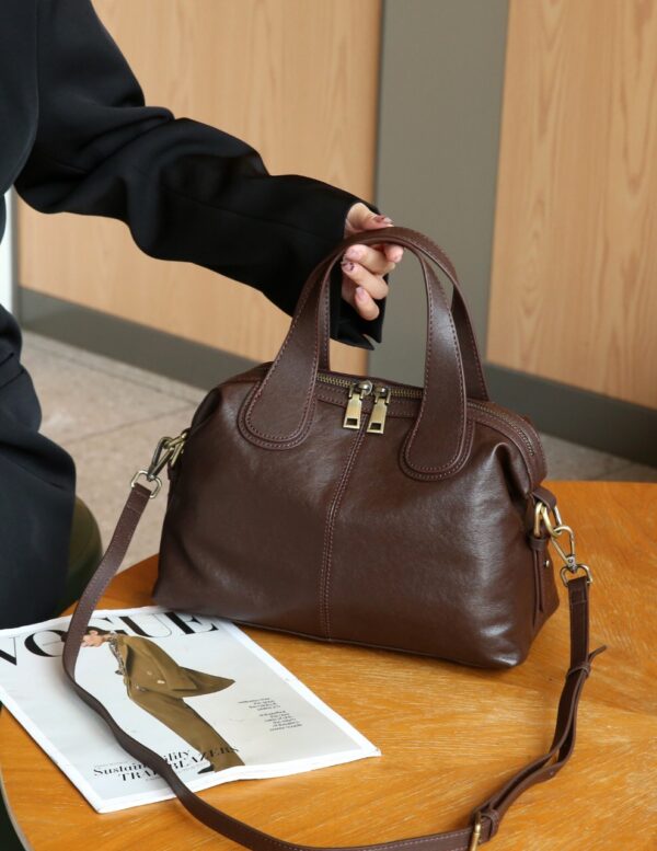 Large-capacity Genuine Leather New High-end Tote Bag - Image 12