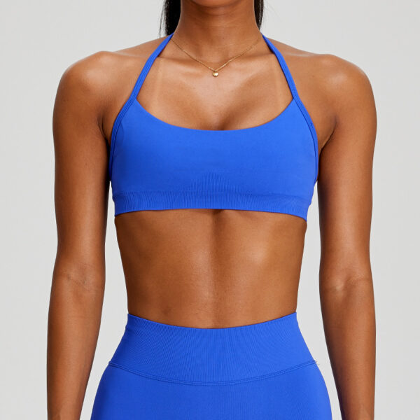 Seamless Thin-Strap Sports Bra For Women Outdoor - Image 5