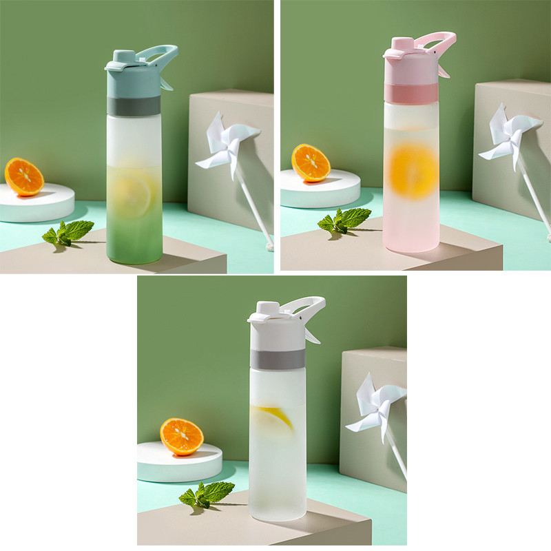 Spray Water Bottle For Girls Outdoor Sport Fitness Water Cup Large Capacity Spray Bottle Drinkware Travel Bottles Kitchen Gadgets - Image 27