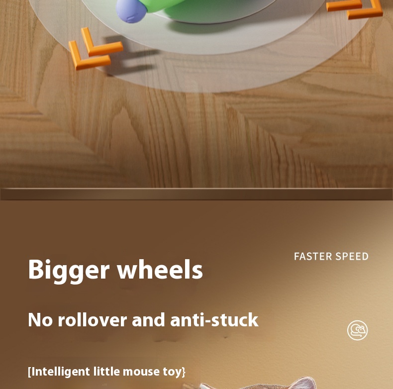 Pet Toys Interactive Cat Toy Electric Mouse Car - Automatic Teaser With Intelligent Obstacle Avoidance Pet Products - Image 23